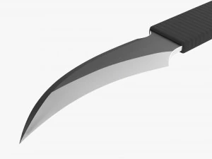 Double Bladed Throwing Knife 3D Model