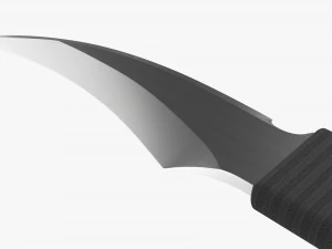 Double Bladed Throwing Knife 3D Model