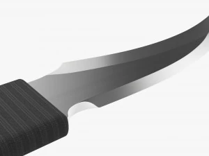 Double Bladed Throwing Knife 3D Model