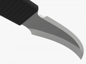 Double Bladed Throwing Knife 3D Model
