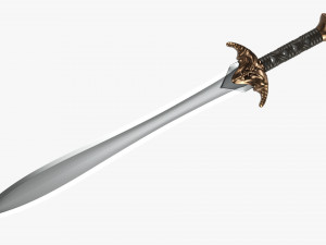 Dragon Gladius Chrome Model 3D
