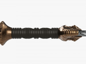 Dragon Gladius Chrome Model 3D