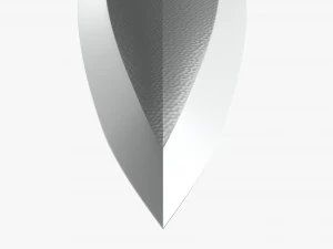 Drago Gladio cromato Modello 3D