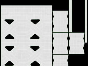 Drago Gladio cromato Modello 3D