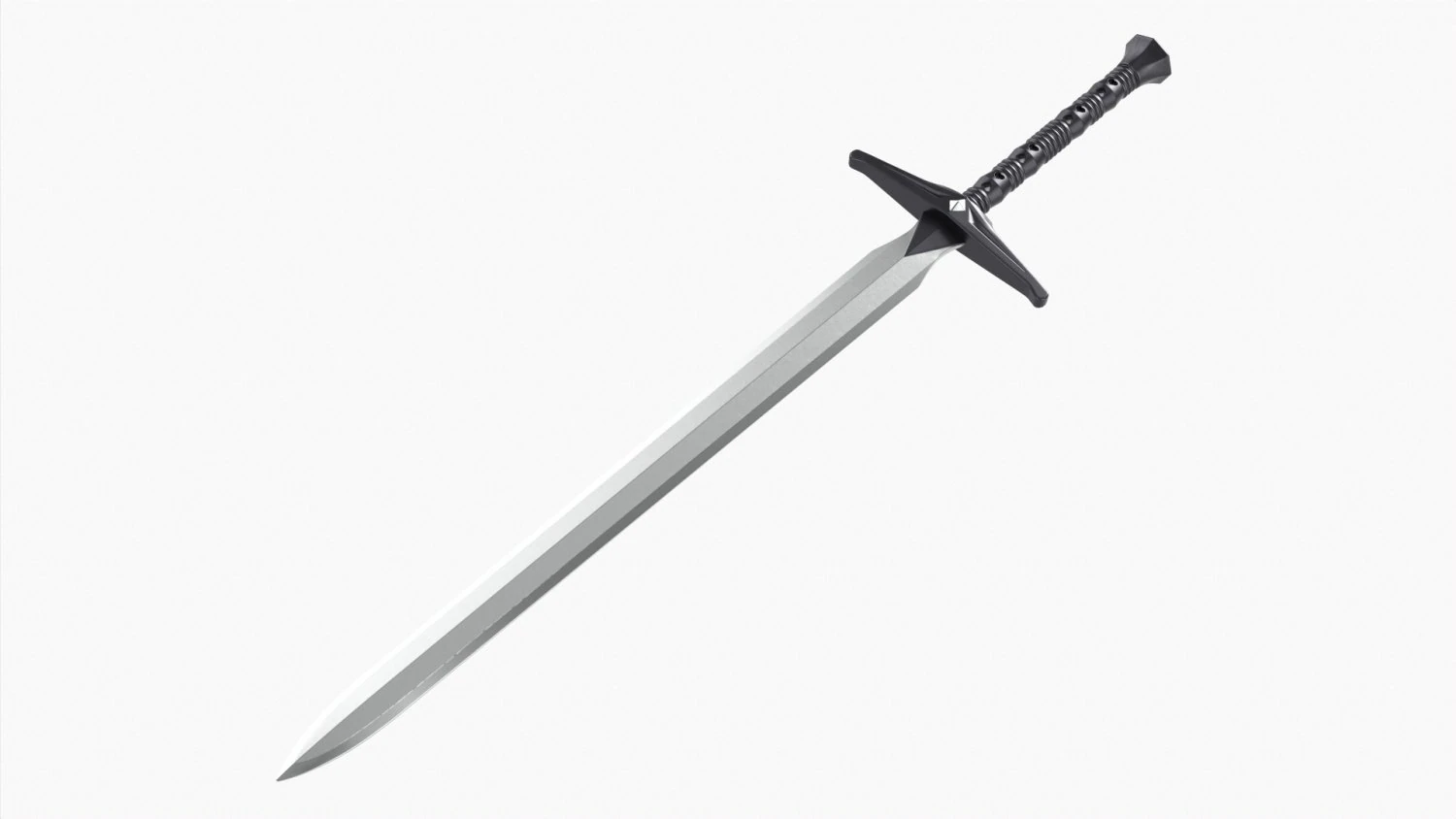 Excalibur-Geradschwert 3D Modell .c4d .max .obj .3ds .fbx .stl .blend 