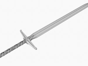Excalibur-Geradschwert 3D Modell