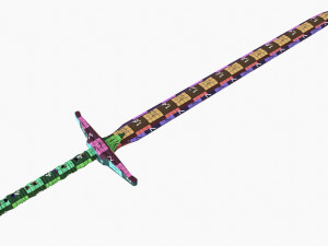 Excalibur Straightsword 3D Model