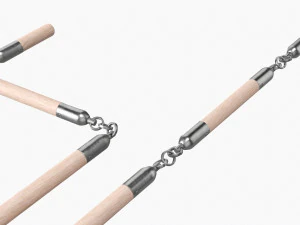 Flail Three Sectional Short 3D Model
