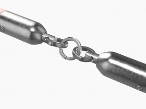 Flail Three Sectional Short 3D Model