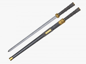 Han Sword Xiaxue 3D Model