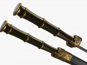 漢剣楊能 3Dモデル