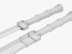 漢剣楊能 3Dモデル
