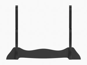 Katana Stand 01 Black Wooden 3D Model