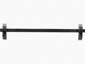 Katana Stand 01 Black Wooden 3D Model