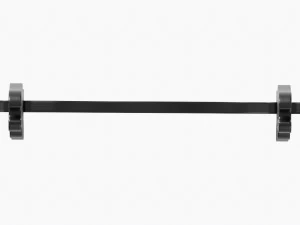 Katana Stand 01 Black Wooden 3D Model