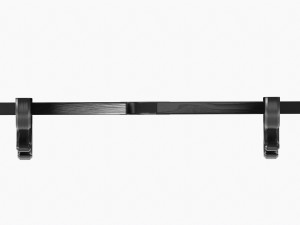 Katana Stand 02 Wooden Black Model 3D