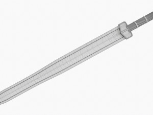 King Gujian Sword 3D Model