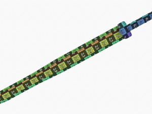 King Gujian Sword 3D Model