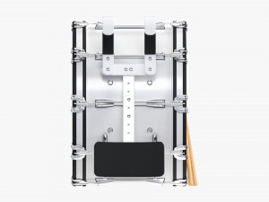 Marching Bass Drum With Carrier Modelo 3D