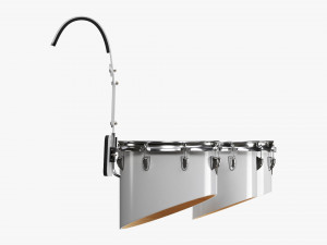 Marching Tom Set With Carrier 3D Модель