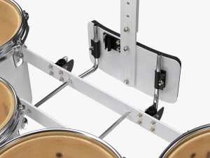 Set Marching Tom con portapacchi superiore trasparente Modello 3D