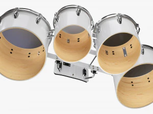 Set Marching Tom con portapacchi superiore trasparente Modello 3D