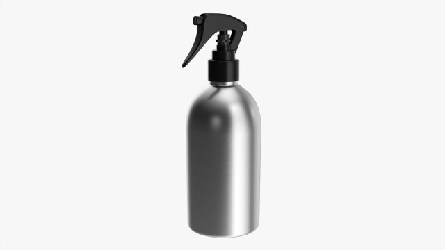 Metal Bottle With Dispenser Large Modelo 3D .c4d .max .obj .3ds .fbx .stl .blend 