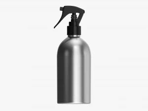 Metal Bottle With Dispenser Large 3D Model