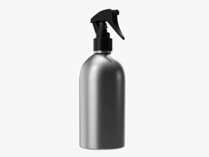 Metal Bottle With Dispenser Large 3D Model