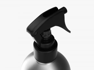 Metal Bottle With Dispenser Large 3D Model