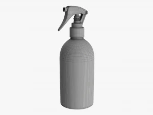 Metal Bottle With Dispenser Large 3D Model