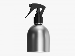 Metal Bottle With Dispenser Small Model 3D
