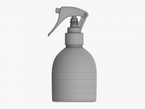 Metal Bottle With Dispenser Small Model 3D