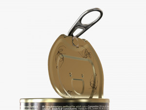 Miamor Feine Filets In Jelly Thun And Calmari Cat Food Open 3D Модель