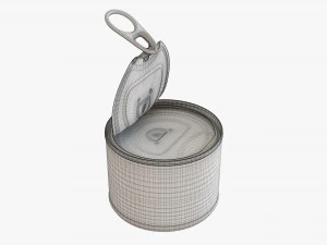 Filety Miamor Feine w karmie dla kot&oacute;w Jelly Thun i Calmari Otwarte Model 3D