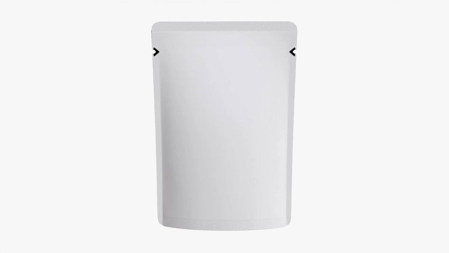 Mylar Plastic Pouch Bag Mockup 09 3D Model .c4d .max .obj .3ds .fbx .stl .blend 
