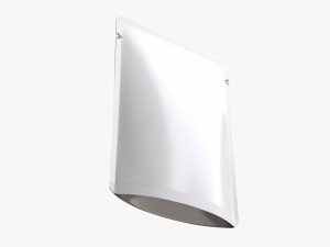 Mylar Plastic Pouch Bag Mockup 09 Modelo 3D