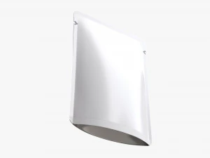 Mylar Plastic Pouch Bag Mockup 09 3D Model