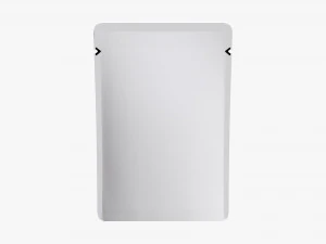 Mylar Plastic Pouch Bag Mockup 09 3D Model