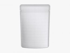 Mylar Plastic Pouch Bag Mockup 09 Modelo 3D