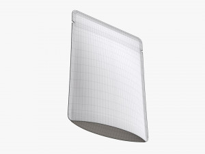 Mylar Plastic Pouch Bag Mockup 09 Modelo 3D