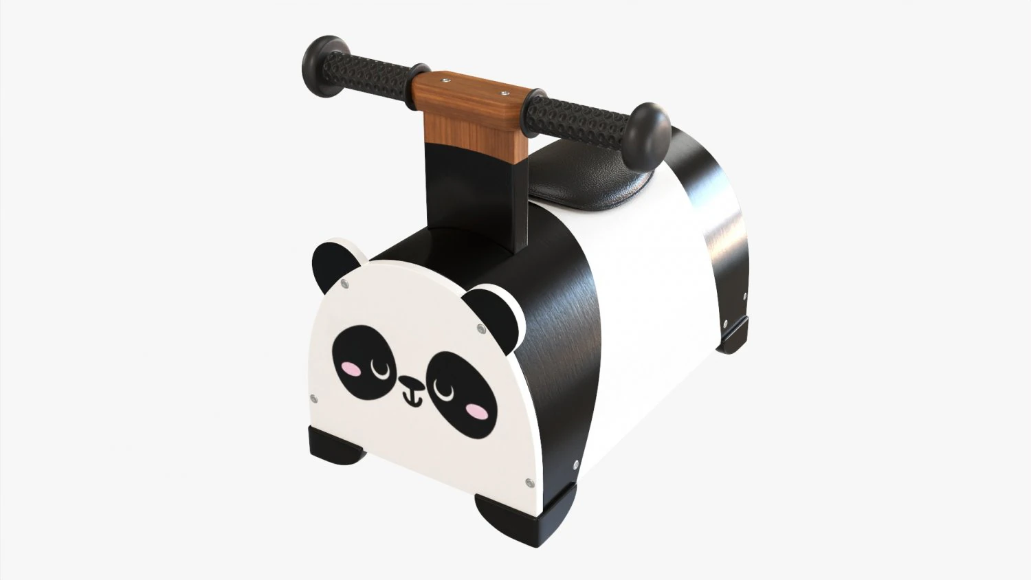 Panda Baby Ride-On 3D Model .c4d .max .obj .3ds .fbx .stl .blend 