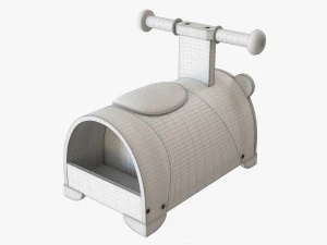 Panda Baby Ride-On 3D Model