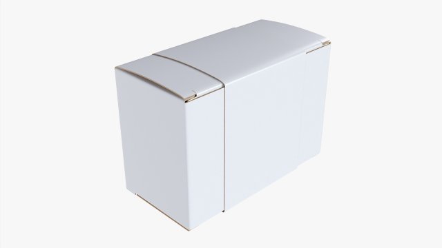 Paper Box Mockup 01 Model 3D .c4d .max .obj .3ds .fbx .stl .blend 