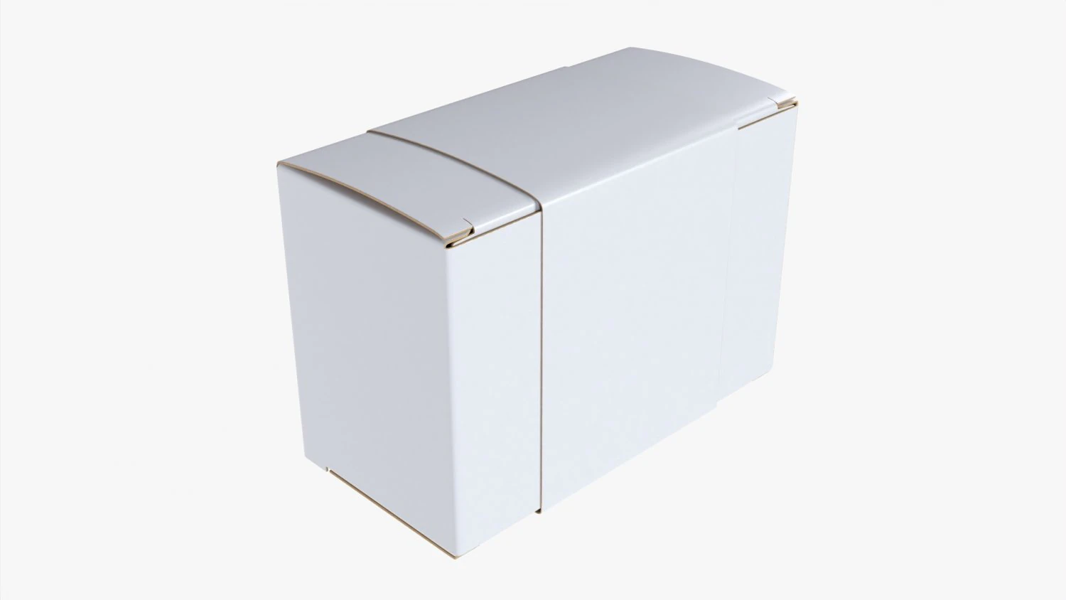 Paper Box Mockup 01 3D Model .c4d .max .obj .3ds .fbx .stl .blend 