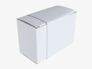 Paper Box Mockup 01 3D Model