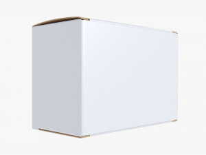 Paper Box Mockup 07 Model 3D