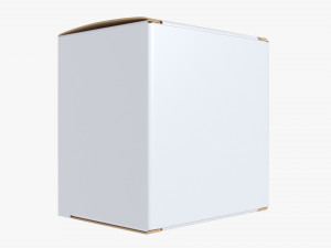 Paper Box Mockup 08 Model 3D