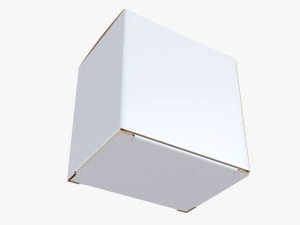 Paper Box Mockup 08 3D Model