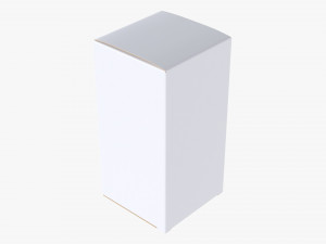 Paper Box Mockup 10 3D Модель